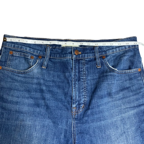 Madewell Size 32 The Perfect Vintage Crop Jean AE160 Bellbrook Wash Stretch - Picture 11 of 13